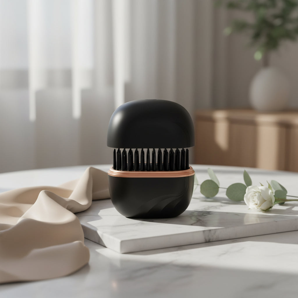 Spazzola Lisciante Senza Fili | Mini Piastra Portatile Anti-Crespo